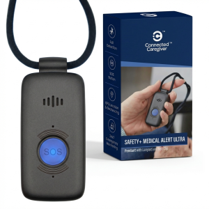 Safety+ Ultra 4G medical alert pendant front view